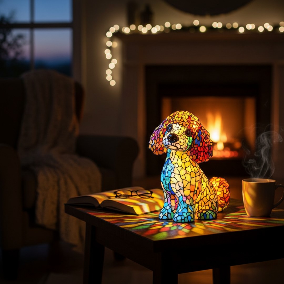 Elegant Poodle Lamp