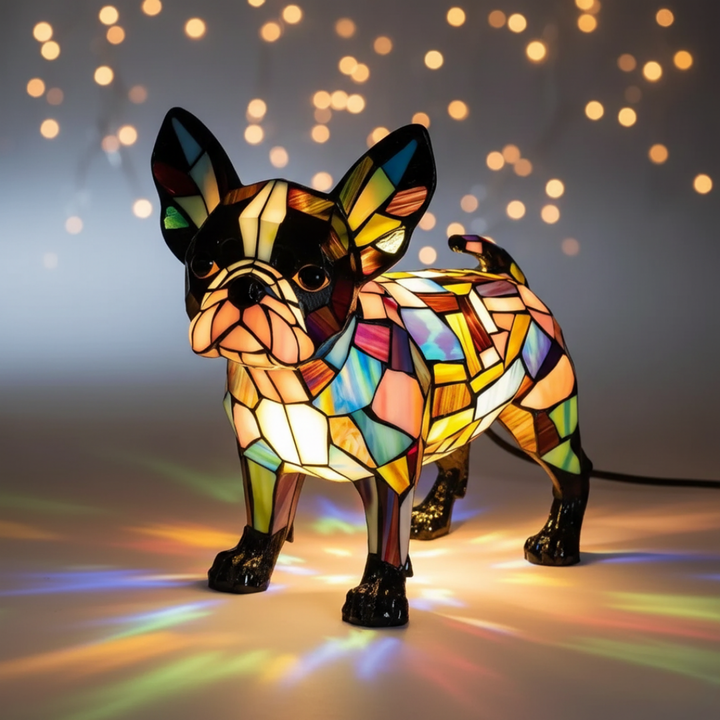 Boston Terrier Lamp