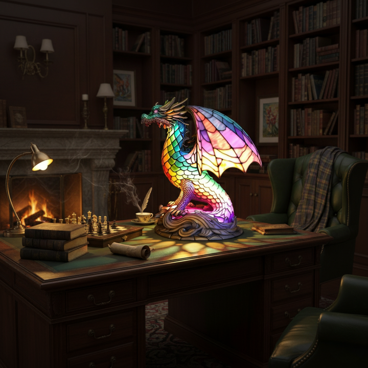 Enchanted Dragon Lamp
