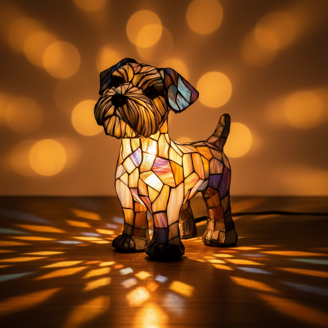 Proud Terrier Lamp