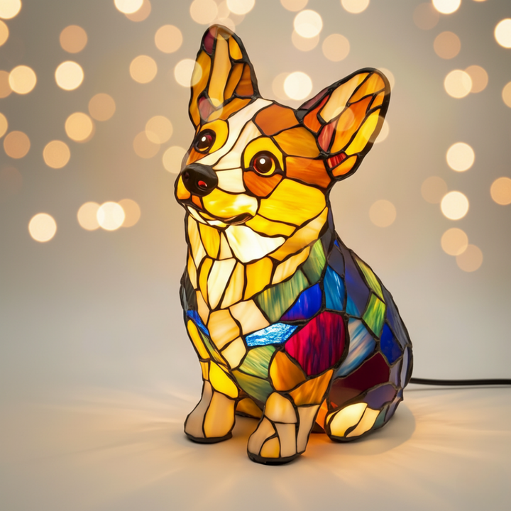 Glowing Corgi Lamp