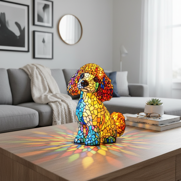 Elegant Poodle Lamp