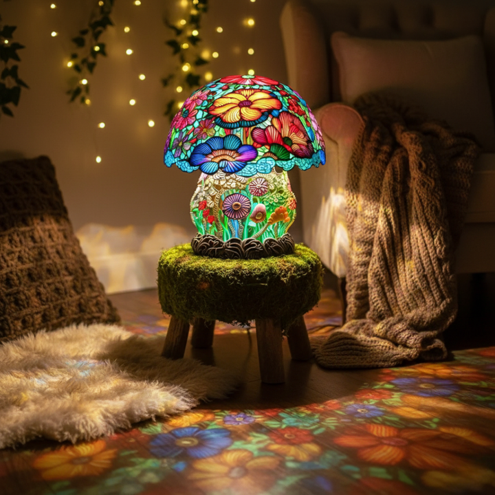 Glazed Mushroom Lamp
