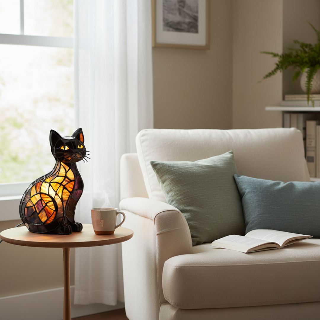 Midnight Glow Cat Lamp