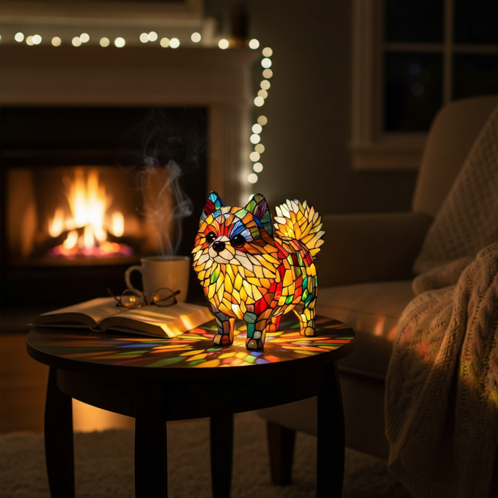 Glowing Spitz Lamp