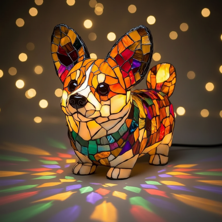 Glowing Corgi Lamp