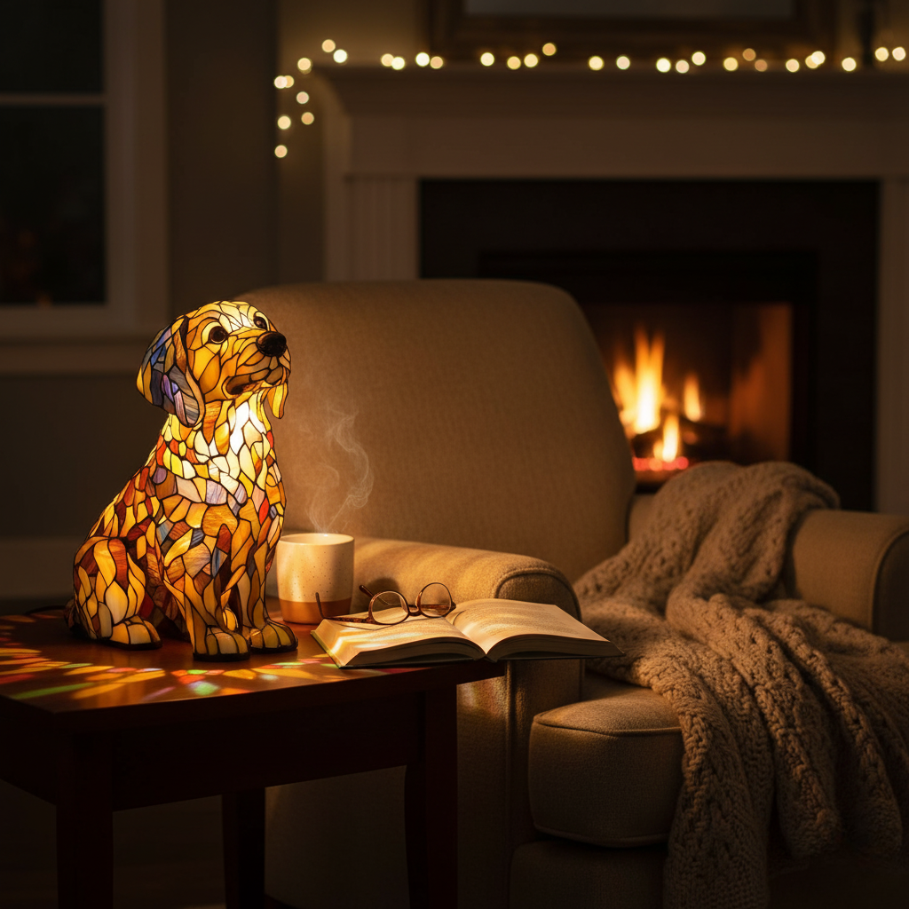 Buddy – Golden Retriever Lamp