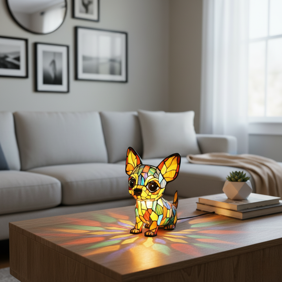 Chihuahua Lamp
