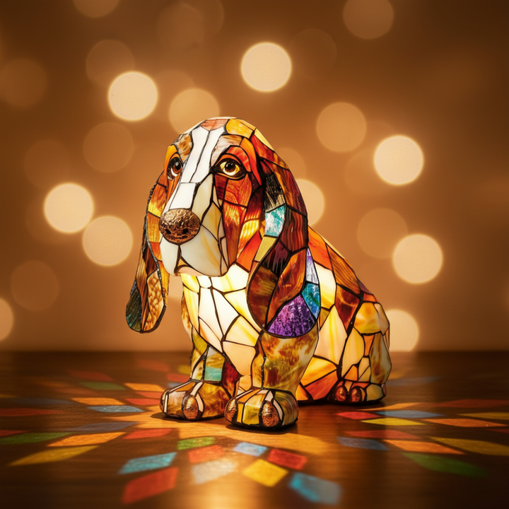 Serene Dog Lamp