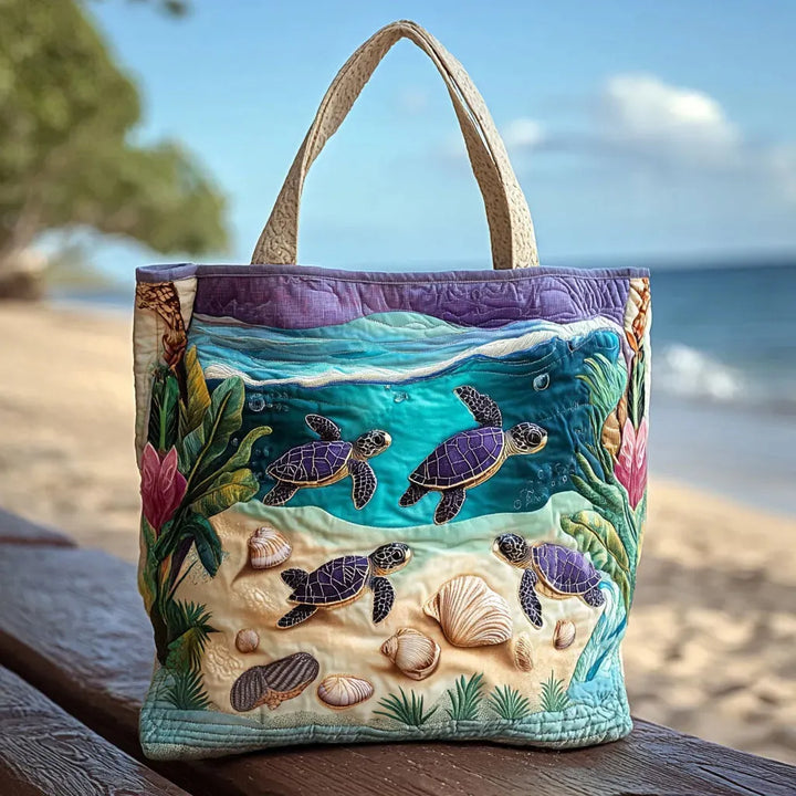 Quilted Tote Bag – Spirit of the Lagoon