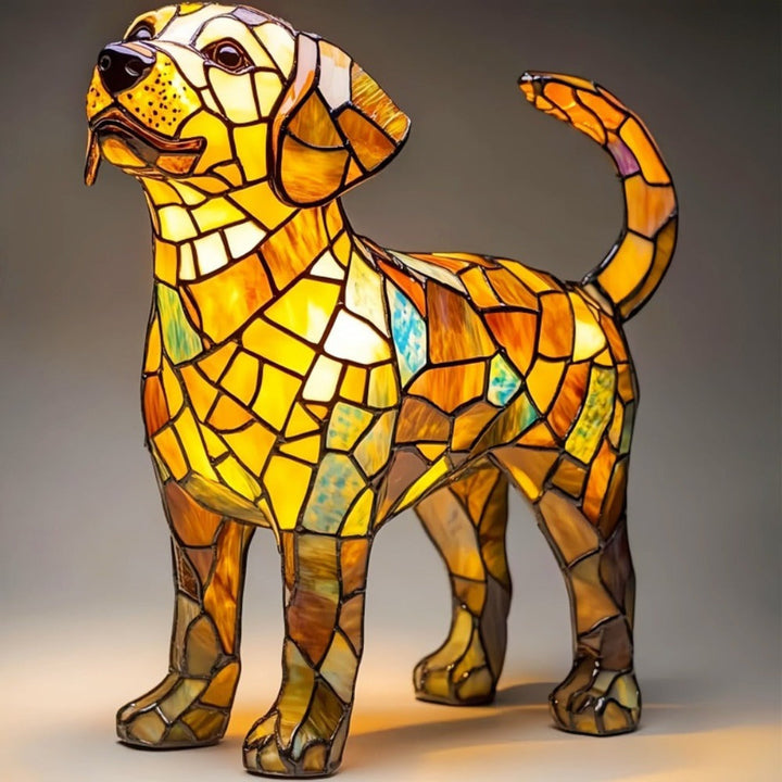 Glowing Labrador Lamp