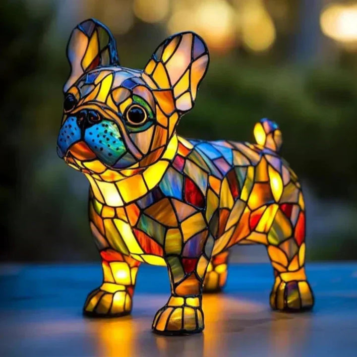 Glowing French Bulldog Lamp