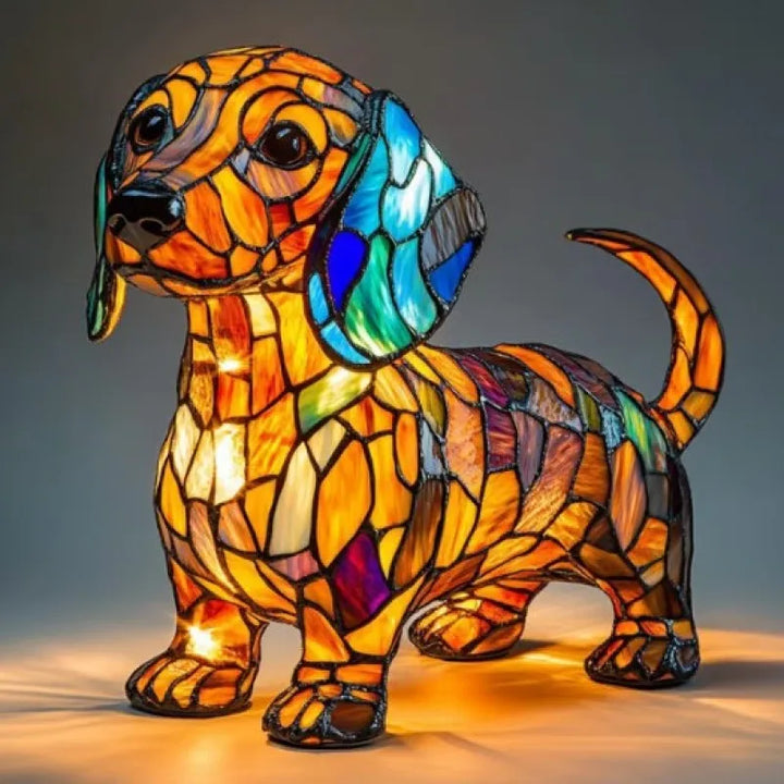 Glowing Dachshund Lamp