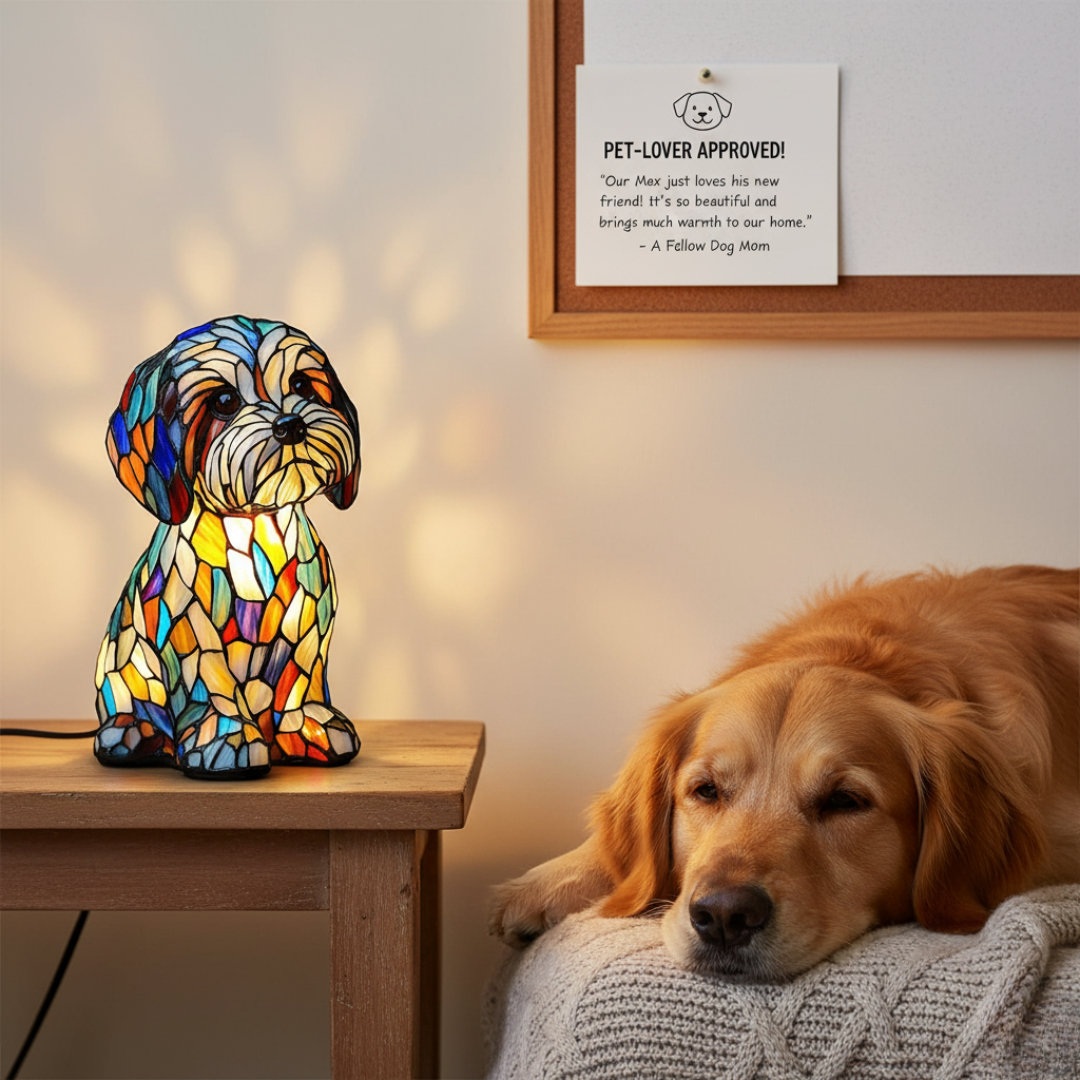Shih Tzu Lamp