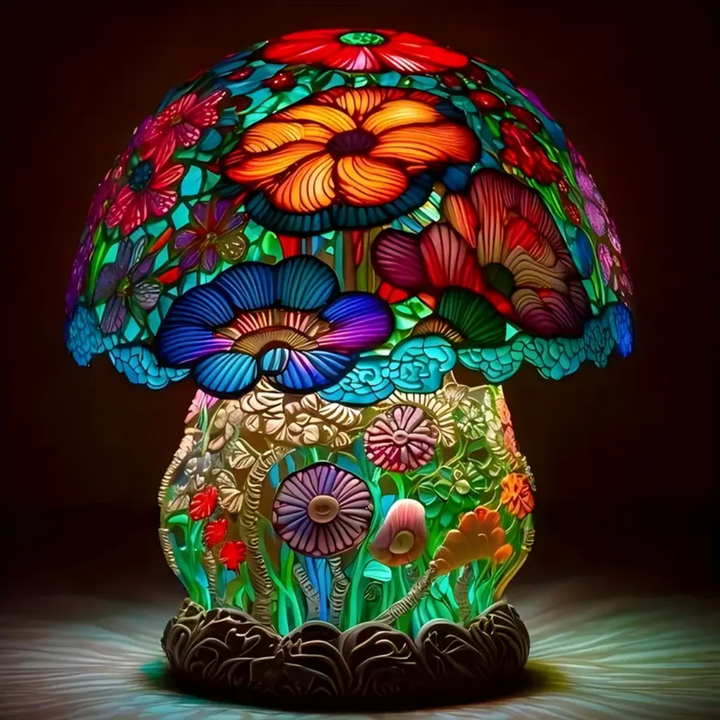 Glazed Mushroom Lamp