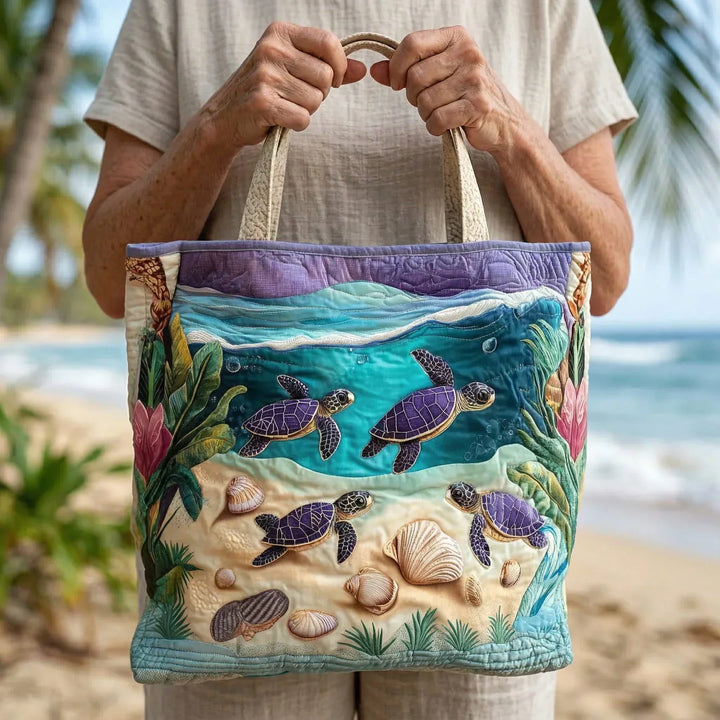 Quilted Tote Bag – Spirit of the Lagoon